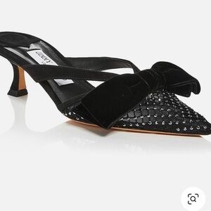 Jimmy Choo dressy bow mule. 37